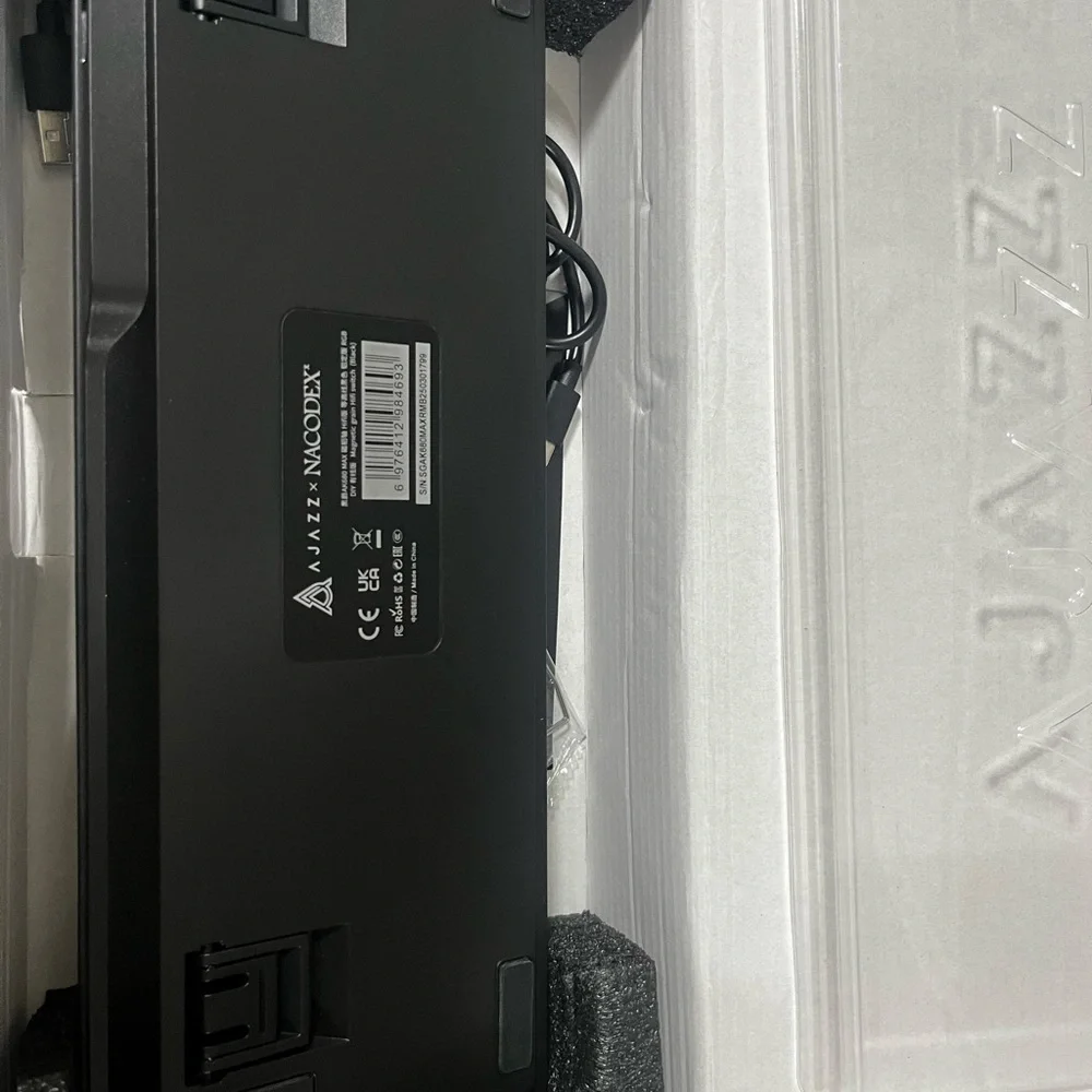Black Mechanical Keyboard with Subtle Gray Topographic Pattern